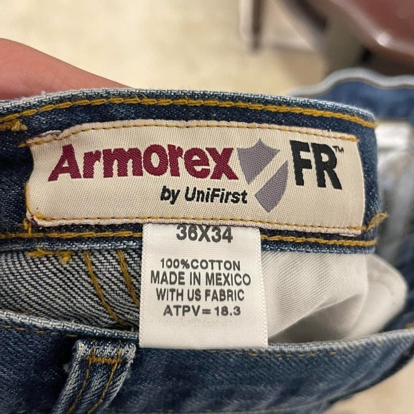 Vintage 90's Baggy Armorex Fire Resistant Jeans NWOT - Picture 3 of 3
